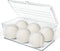 Dryer Sheet Holder - Acrylic Dryer Ball Dispenser Container with Lid for Laundry Pods, Clips, and Sheets