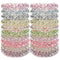 Traceless Spiral Hair Ties, 20 Pieces, No Crease, Transparent, Mixed Color, Phone Cord Hair Bands