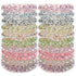 Traceless Spiral Hair Ties, 20 Pieces, No Crease, Transparent, Mixed Color, Phone Cord Hair Bands