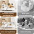 Rotating Makeup Organizer for Vanity | Large Spinning Makeup Storage with Brush Holder & Perfume Organizer