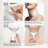 okahila 3 Face & Neck Massager | White LED Red-Light-Therapy-for-Face and Neck, Red Light Therapy Wand, Color Led