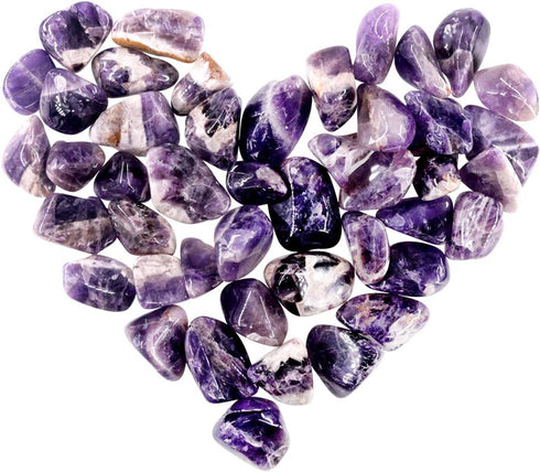 Swpeet 1 Pound Bulk Amethyst Stones, Large Irregular Shaped Gemstone Chips, Perfect for Jewelry Making Home