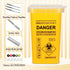 3pcs Needle Disposal Boxes for Tattoo Supplies, Sharps Containers Waste Boxes (Yellow)