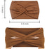 IVARYSS Extra Wide Headbands for Women, Non-Slip 7'' Large Twist Knotted Stretchy Hair Accessories, 4 Pack