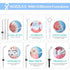TUREWELL FC162 Water Dental Flosser for Teeth/Braces - 10 Pressure Levels, 8 Water Jet Tips, 600ML Electric Irrigator