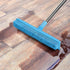 Landhope Fur Remover Broom, Rubber Broom with Squeegee Long Handle, 50 inches Sweeping Rug Brush