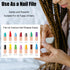 Nano Glass Nail Shiner Kit, Multi-Purpose Nail Buffer Set for Shaping and Polishing Natural Nails, 2 Pack