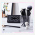 Jessup 10pcs Makeup Brush Set, Professional Black Brushes with Natural Synthetic Hair for Foundation, Blending, Blush,