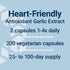 Immune 200 Life Extension Optimized Garlic, standardized Capsules for Heart Health, Support, Cellular detoxification