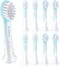Kids Mini Toothbrush Heads Compatible with Philips Sonicare, Replacement Heads for Ages 3 to 6, Turquoise - HX6038-8