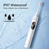 V3 5 200-Day 4 IPX7 Reva Sonic Electric Toothbrush for Adults, Dual Display, Modes, Battery, Brush Heads, Waterproof