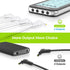 AUVON 4 Outputs TENS Unit EMS Muscle Stimulator Machine for Pain Relief Therapy with 24 Modes