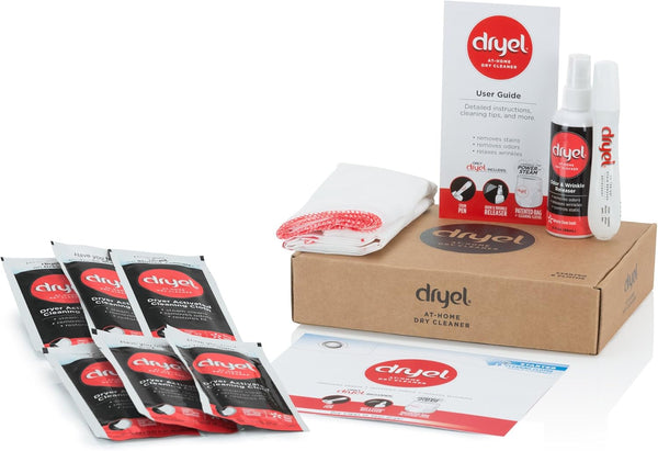 dryel At-Home Dry Cleaner Starter Kit Gentle Laundry Care for Special Fabrics 6 Loads