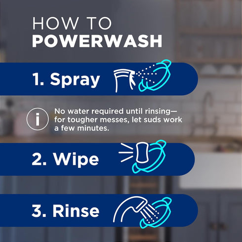 Dawn Platinum Powerwash Dish Spray, Lemon Scent, 1 Starter Kit 16 Oz and 3 Refill 16 Oz Bottles