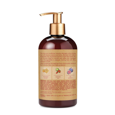 SheaMoisture Conditioner, Intensive Hydration for Dry, Damaged Hair, Manuka Honey and Mafura Oil, 13 oz