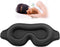 Sleep Eye Mask for Side Sleeper, 3D Contoured Cup Sleeping Mask for Men Women, Adjustable Strap Blackout Cover