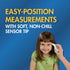 Temple & Underarm Thermometer | Infrared Measurements | Fast 4-Second Readout | Fever Alert | Backlit Display |
