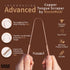 MasterMedi Pure Copper Tongue Scraper - Tongue Scrubber for Bad Breath, Easy to Use, Tongue Cleaner for Oral Care &