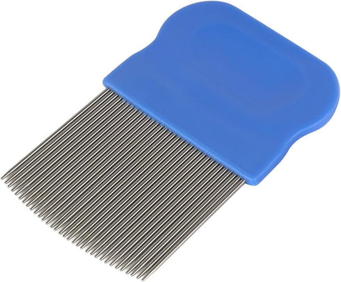 EZY DOSE Kids Lice Comb, Effective for Head Lice, Eggs and Nit Removal, Safe for All Hair Types, Blue, BPA Free