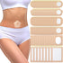 Rivvlive 120 Pcs Disposable Castor Oil Patches Castor Oil Pack Wrap Self-Adhesive Patch