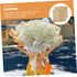 Ipetboom Packaging, 20 Vintage Newspaper Flower Wrapping Paper for Bouquet Sheets Kraft Paper with Sunflower Print