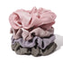 Ivyu Silk Satin Scrunchies, No Crease Hair Ties for Women, Thick Ponytail Holders with Soft Elastic Bands