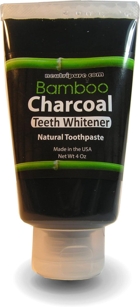 Ultra Concentrated Bamboo Activated Charcoal Toothpaste for All Natural Teeth Whitening