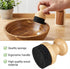 Vin Beauty 2 Pcs Cutting Board Oil Applicator, Wooden Bamboo Cutting Board Oil Wax Applicator for Food Grade Mineral