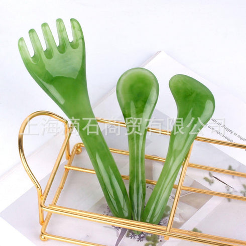Piegricdiat Set Portable Massager Neck, Shoulder Back Massager Neck, Shoulder Back Massager Natural Scraping Massage