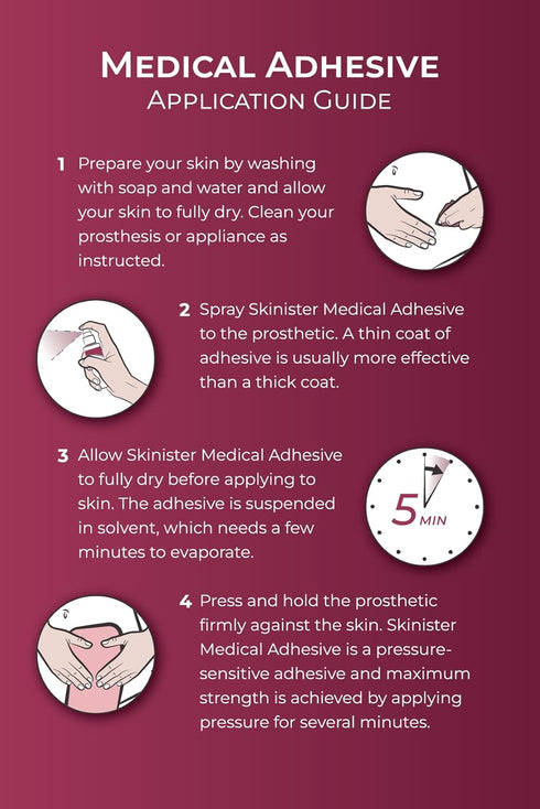 Prosthetic Medical Adhesive for Ostomy, Mastectomy, SFX | 1oz