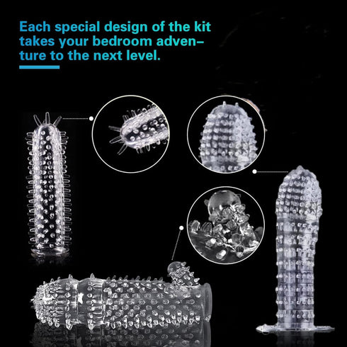 VZL 5 Designs Ultra - Standard Fit Condoms A New Experience with Your Partner