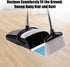 Broom and Dustpan Set with Long Handle, Windproof Stand Up Dustpan with Broom Combo for Home Use