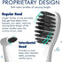 Solo Electric Toothbrush with 10 Brush Heads + 1 Interdental, Charcoal Bristles, Rechargeable, 3 Brush Modes