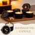 IUJOCQL 6 Pack Set (2.35 oz 6 Low Temperature Massage Oil Candle Each) - Soy Wax Candles That Melt into Skin-Nourishing