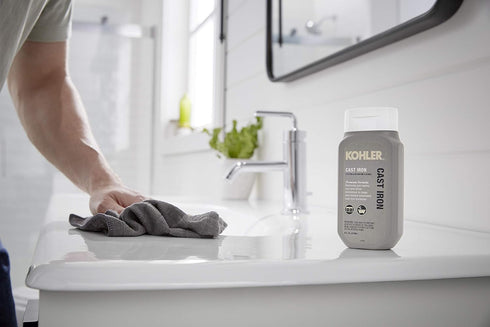 K-23725-NA 8 oz KOHLER Cast Iron Cleaner, For Kitchen and Bathroom, Bottle, Non-abrasive Cream-based Cleaner