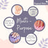 Tropical Shine Jumbo Zebra 180 Colossal Collection, 6 pcs Nail Files, Medium (180) Grit Set
