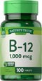 Nature's Truth B12 Vitamin 1000 mcg | 100 Tablets | Non-GMO & Gluten Free Supplement