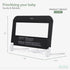 Snooze Evolur Shield Universal Swing-Down Guardrail in Black