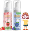 Mcukv Foam Toothpaste Kids, Kids Mouthwash with Fruit Flavor - Toddler Toothpaste Age