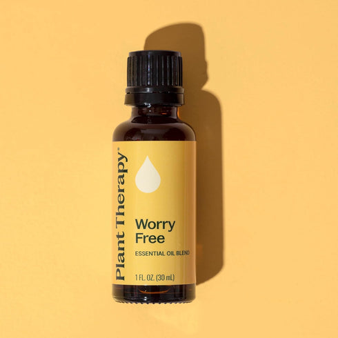 Plant Therapy Worry Free Essential Oil Blend, 30 mL (1 oz), 100% Pure, Natural Aromatherapy