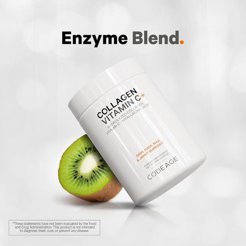 Codeage Collagen Peptides Powder with Vitamin C, Digestive Enzymes - 9.98 oz Hydrolyzed Protein Collagen