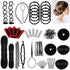 Winkeyes Hair Styling Set, DIY Hair Braiding Tool Kit with Accessories for Fast Spiral Braids