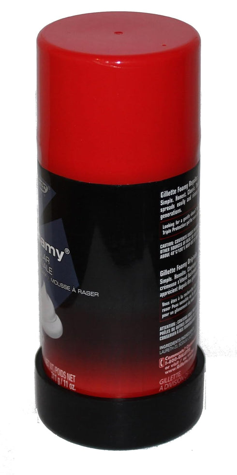 Stops Shaving Cream Can Rust, Black, Large-Foam Sized