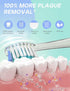 SEAGO Kids Electric Toothbrush with 2 Mins Timer and 4 Replacement Brush Heads, Green Color for Boys, Battery Powered