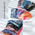 Olbye Women Wide Headbands Pack of 6, Knotted Tie Dye Turban Hair Wraps, Non-Slip Elastic Boho Sports Accessories