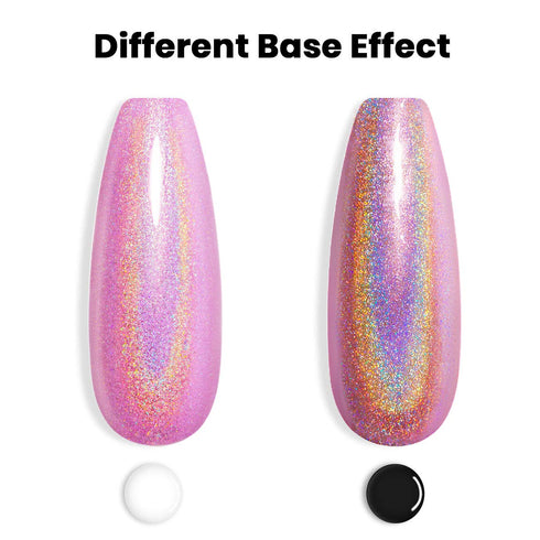 RARJSM Holographic Nail Polish Glitter, Gorgeous Glossy 1PCS 7.5ML Mavue Gel Polish, Curing Required for DIY Home
