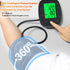 Blood Pressure Monitor Upper Arm, Adjustable 8.7"-16.5" Cuff, Backlit LCD Screen, 2x99 Memory, Talking Function Black