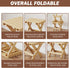 Nirelief 11x8.7x10.2'' Folding Shower Chair Folding Shower Seat with Strong load Capacity Easy to Clean & Maintain