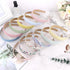 Wecoe 12pcs Headbands for Women, Plain Flower Floral Checked Printed Y2K Summer Headbands for Girls