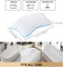 Non Slip Bath Pillow, Luxury Spa Bathtub Head & Neck Rest Support, Quick Drying Air Mesh Tub Pillow
